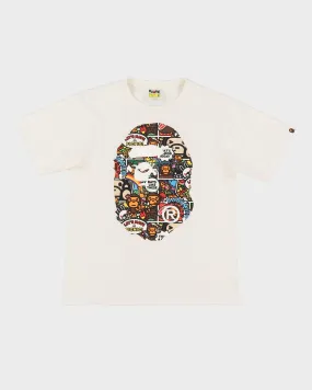 00s BAPE Baby Milo White Single Stitch T-Shirt - M