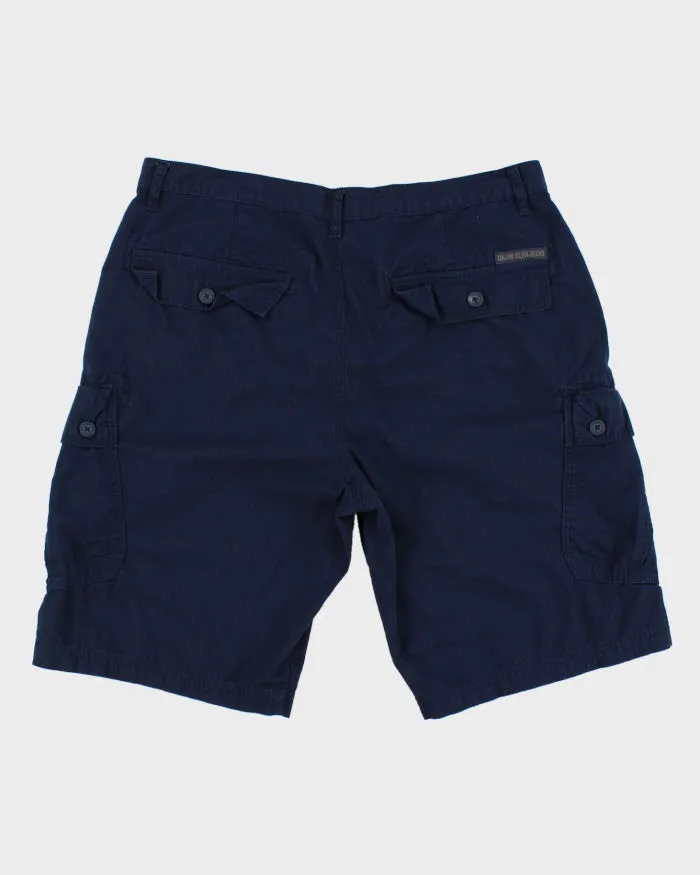 00s Calvin Klein Navy Cargo Shorts - W36