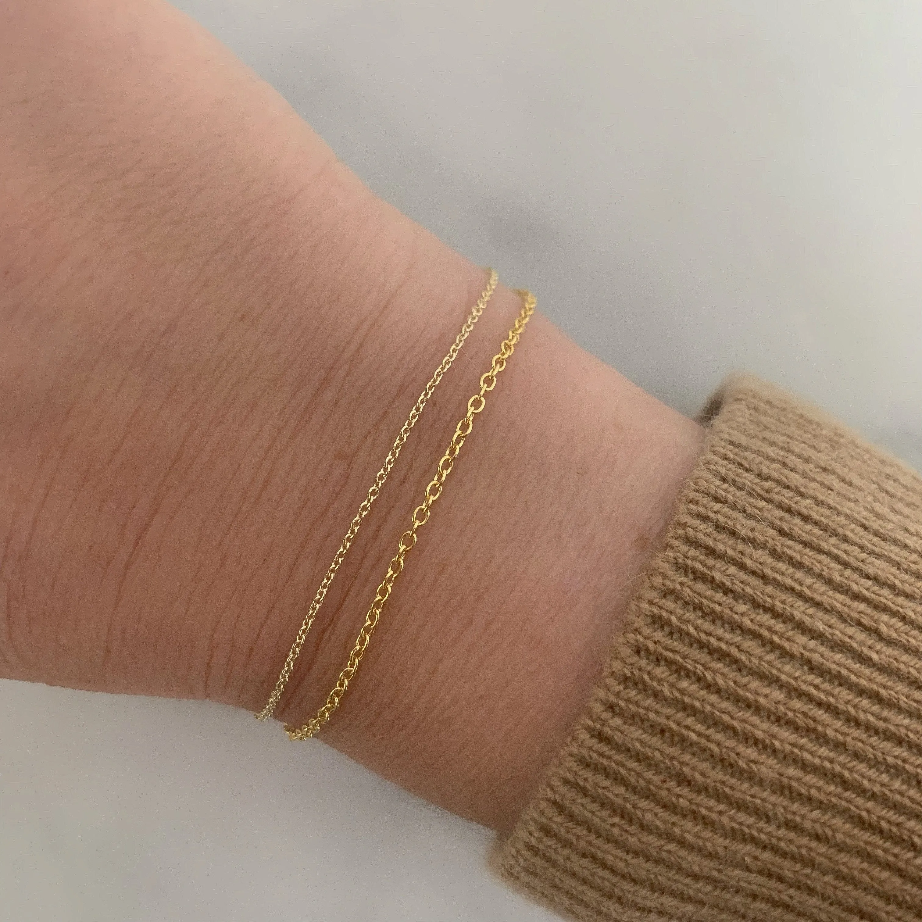 14K Gold Birthstone Bracelet