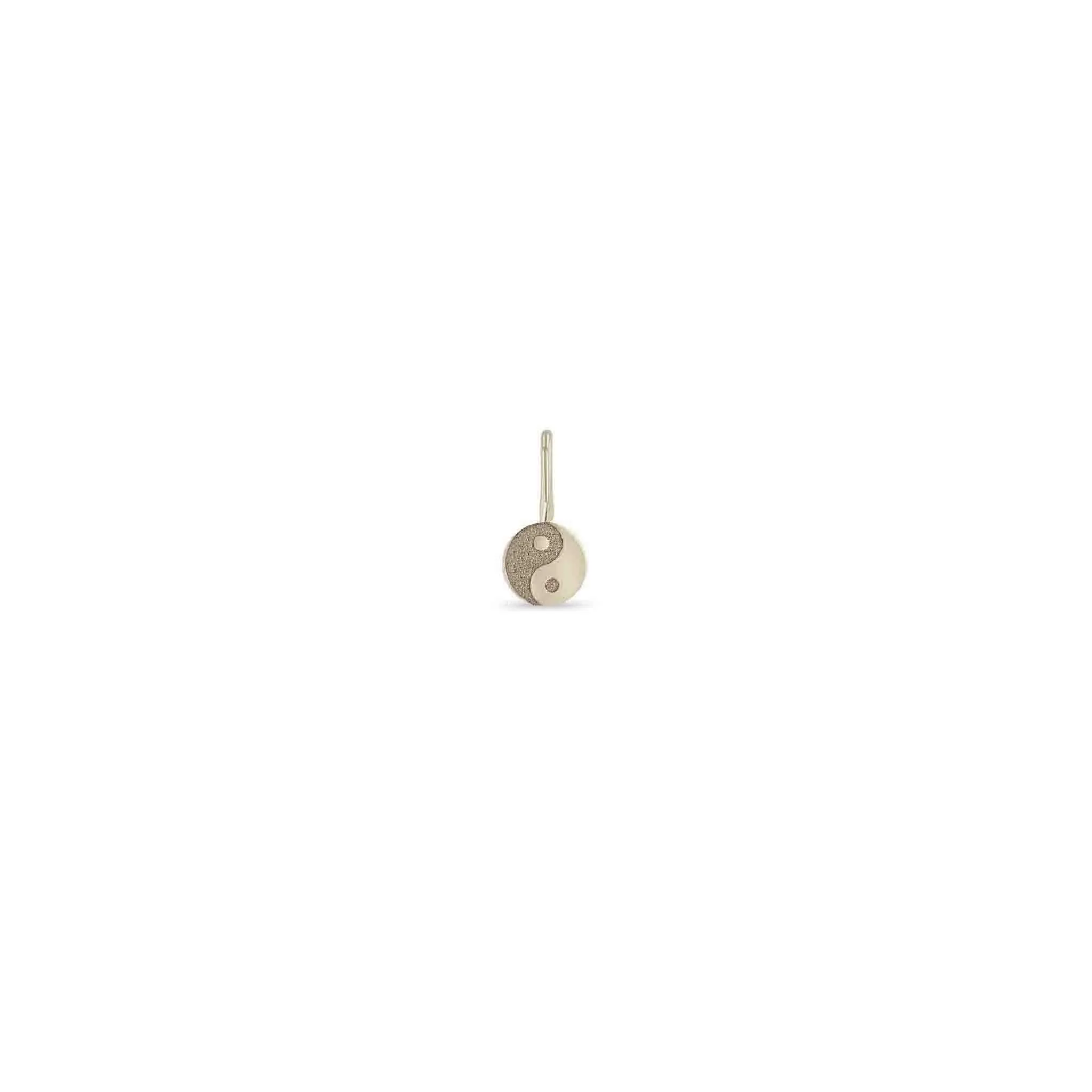 14k Single Midi Bitty Yin Yang Charm