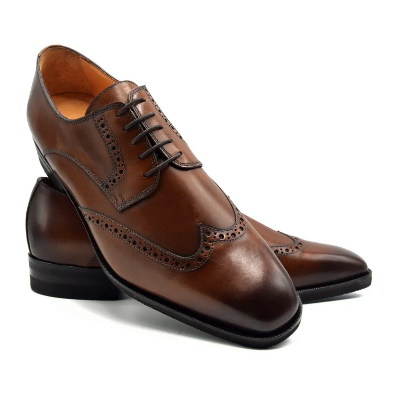 25-531-BCN STEFANO Italian Calfskin Burnished Cognac