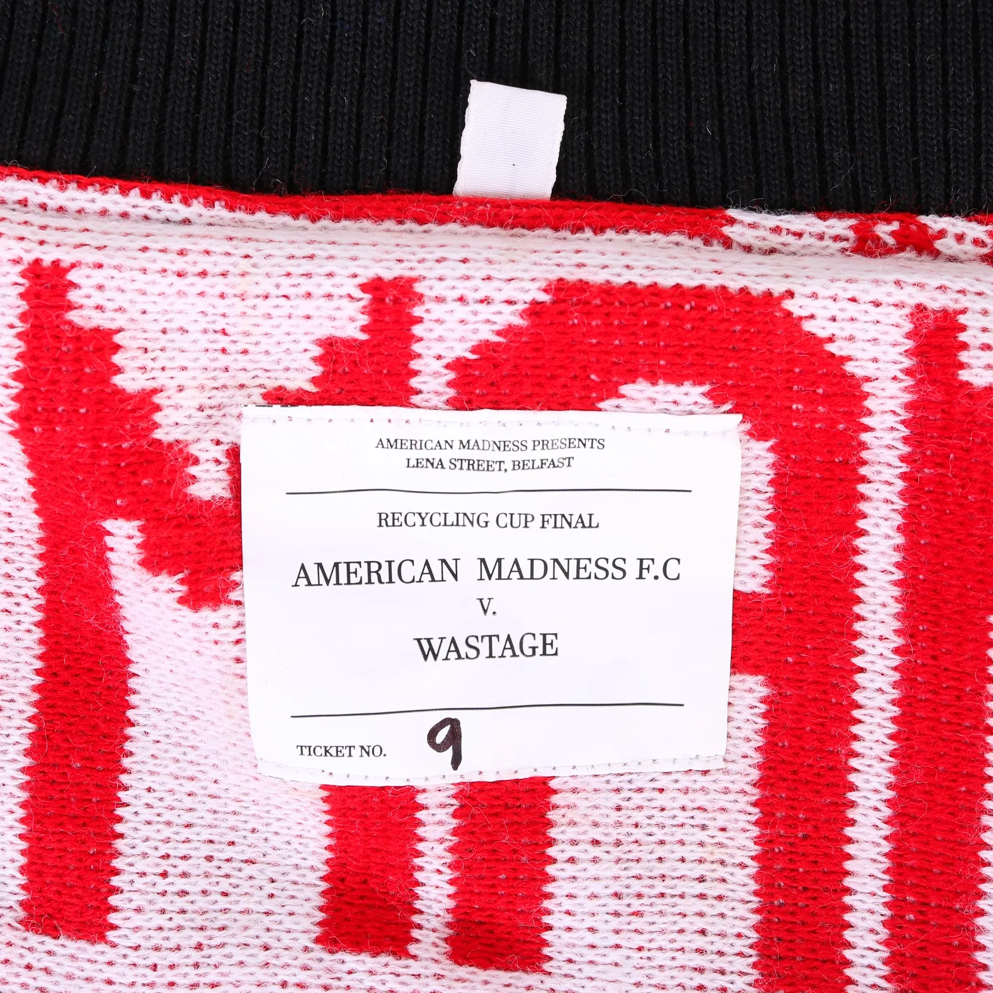 AM Re-Worked Football Scarf Jacket #9