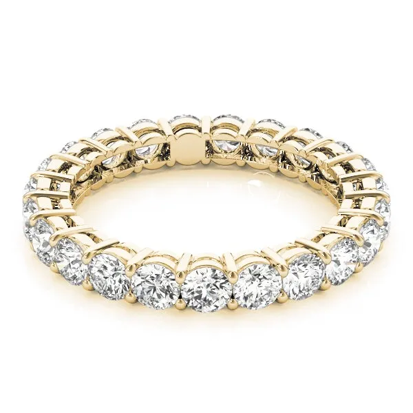 AMOUR 4.2 Carat Diamond Eternity Band in 14K/ 18K/ Platinum GIA Graded 20 pointer G Color SI1 Clarity By Mike Nekta SIZE 9