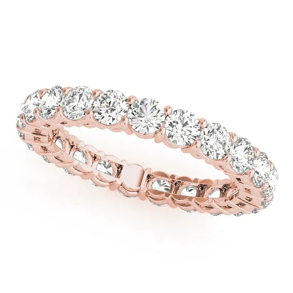 AMOUR 4.2 Carat Diamond Eternity Band in 14K/ 18K/ Platinum GIA Graded 20 pointer G Color SI1 Clarity By Mike Nekta SIZE 9