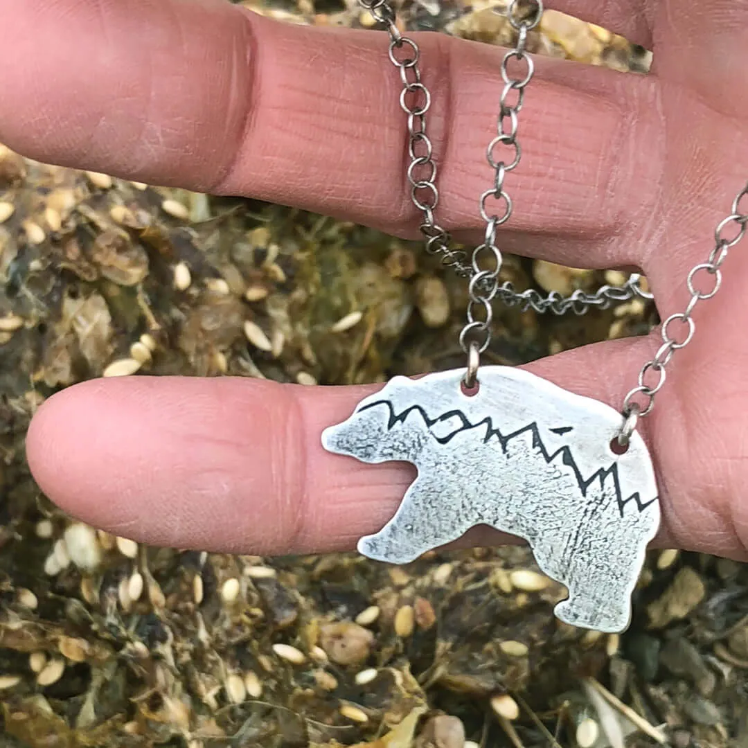 Bears in the Mountains Necklace