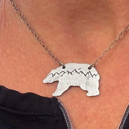 Bears in the Mountains Necklace