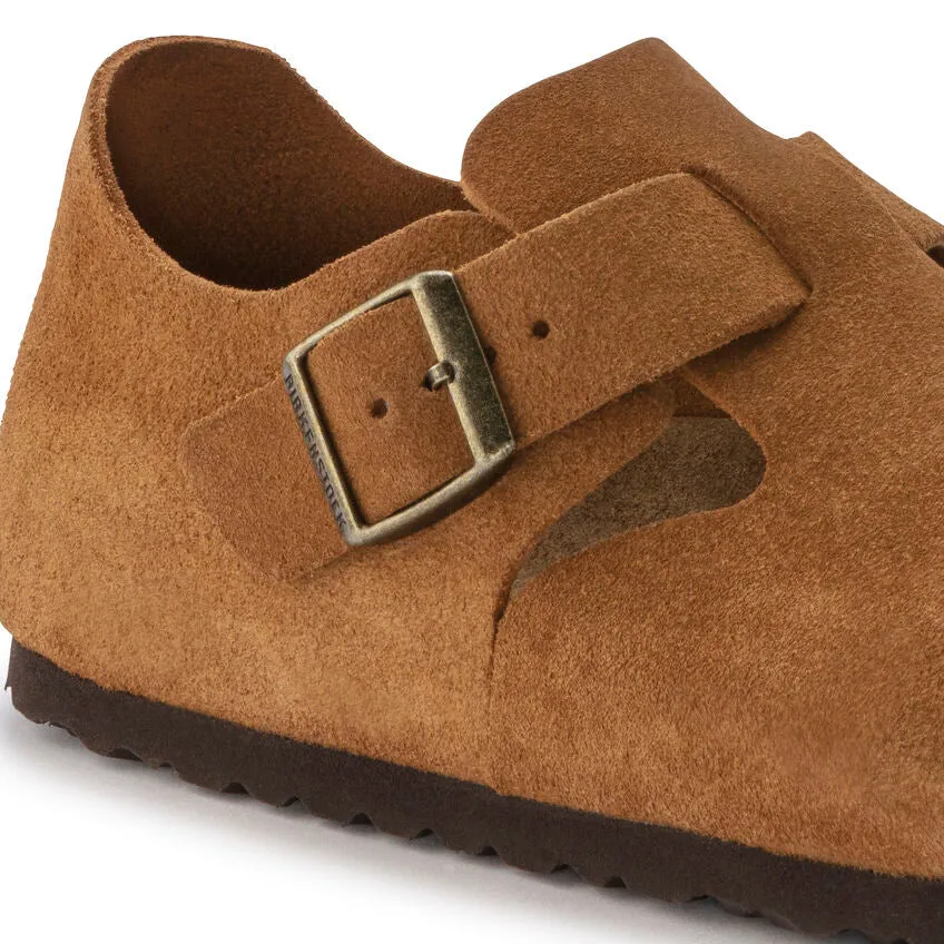 Birkenstock Men's London Suede Leather (Mink - Regular fit)