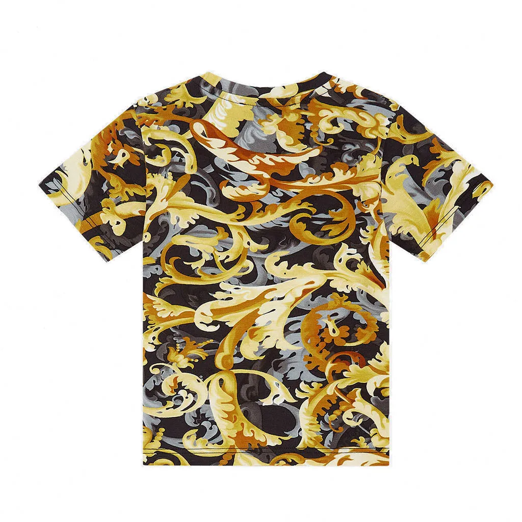 Black & Gold Baroccoflage T-Shirt