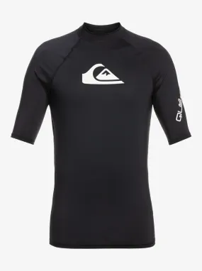 Boys 8-16 All Time Short Sleeve Rashguard - Black