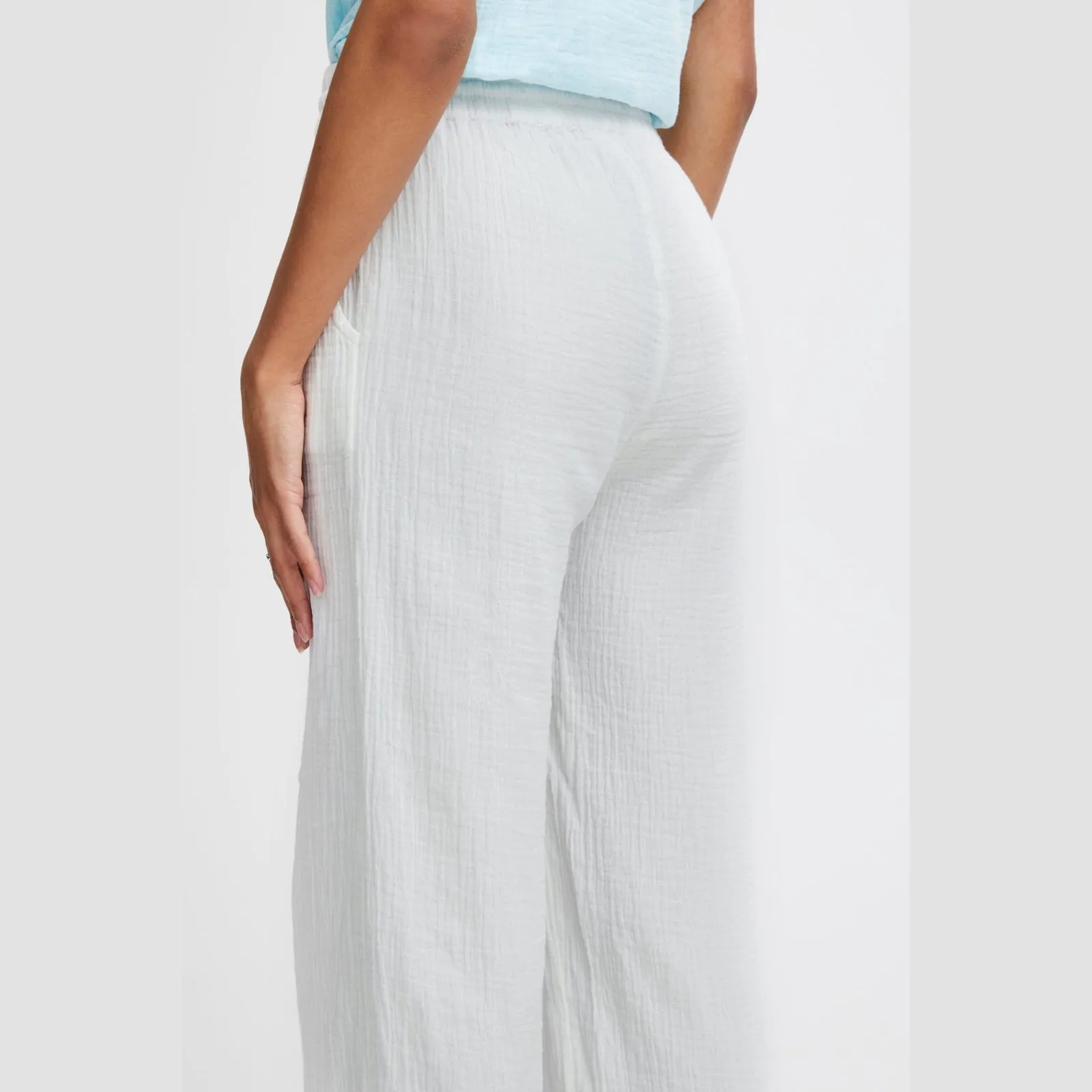 b.young Berlin Linen Wide Leg Pants