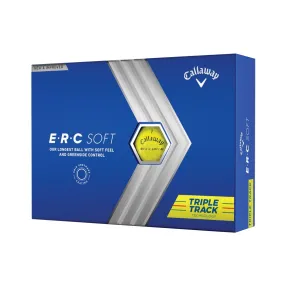 Callaway ERC Soft Triple Track Yellow Golf Balls 2023 (1 Dozen)