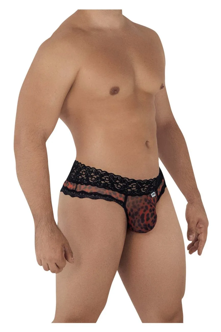 CandyMan Mesh-Lace Thongs