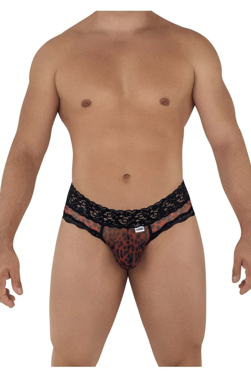 CandyMan Mesh-Lace Thongs