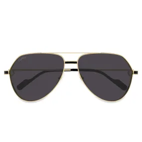 Cartier Eyewear CT0334S-001 Premier De Cartier Gold Grey Sunglasses