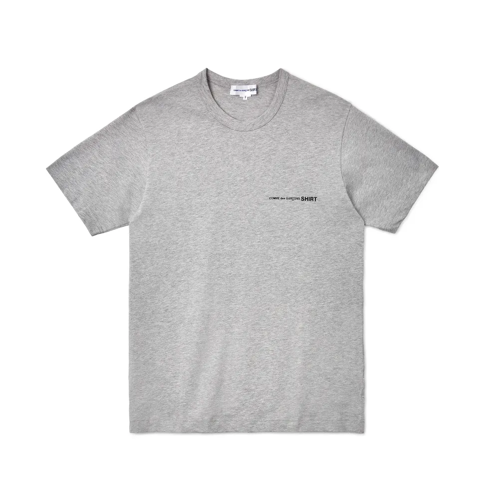 COMME des GARÇONS SHIRT Logo Short Sleeve - Grey