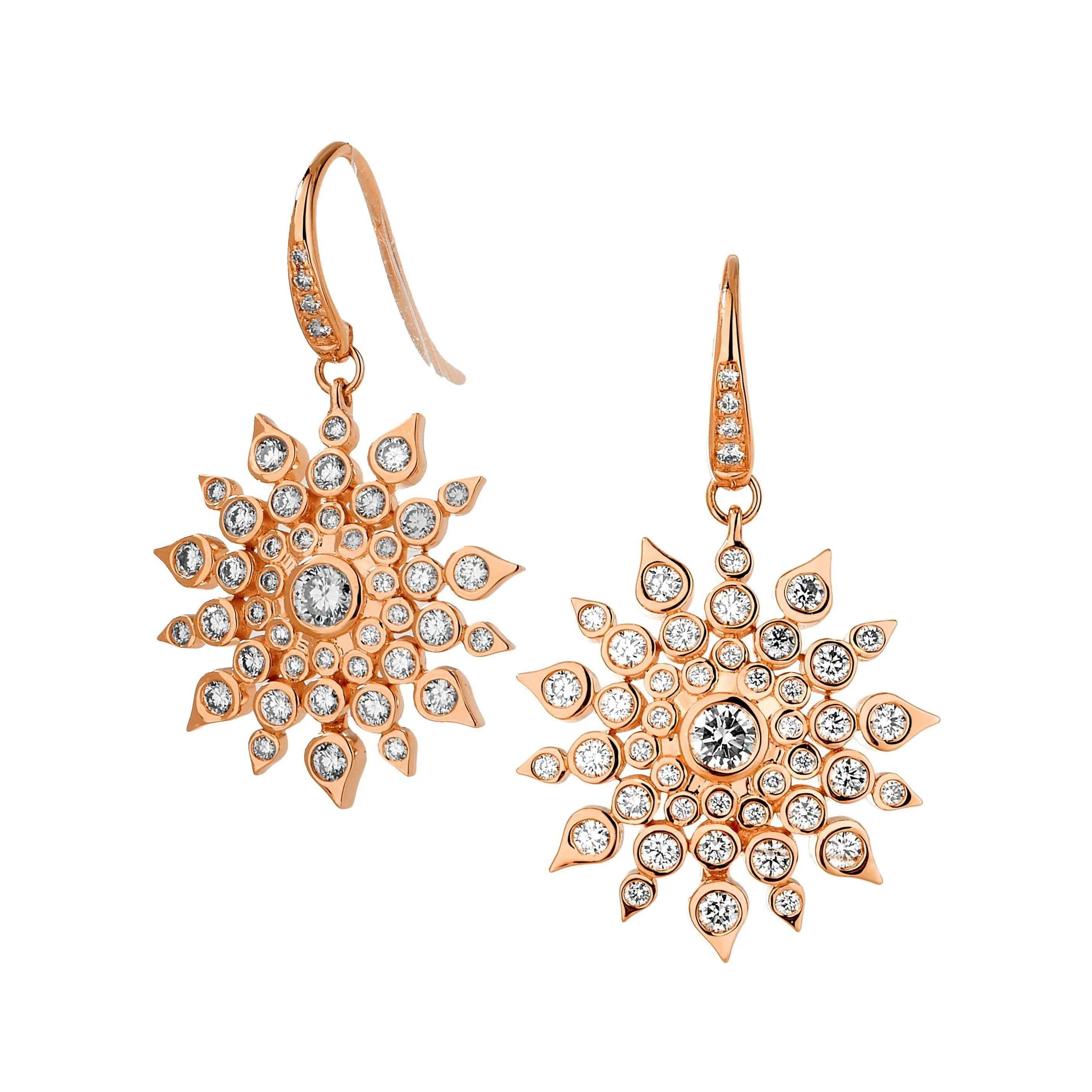 Cosmic Diamond Starburst Earrings