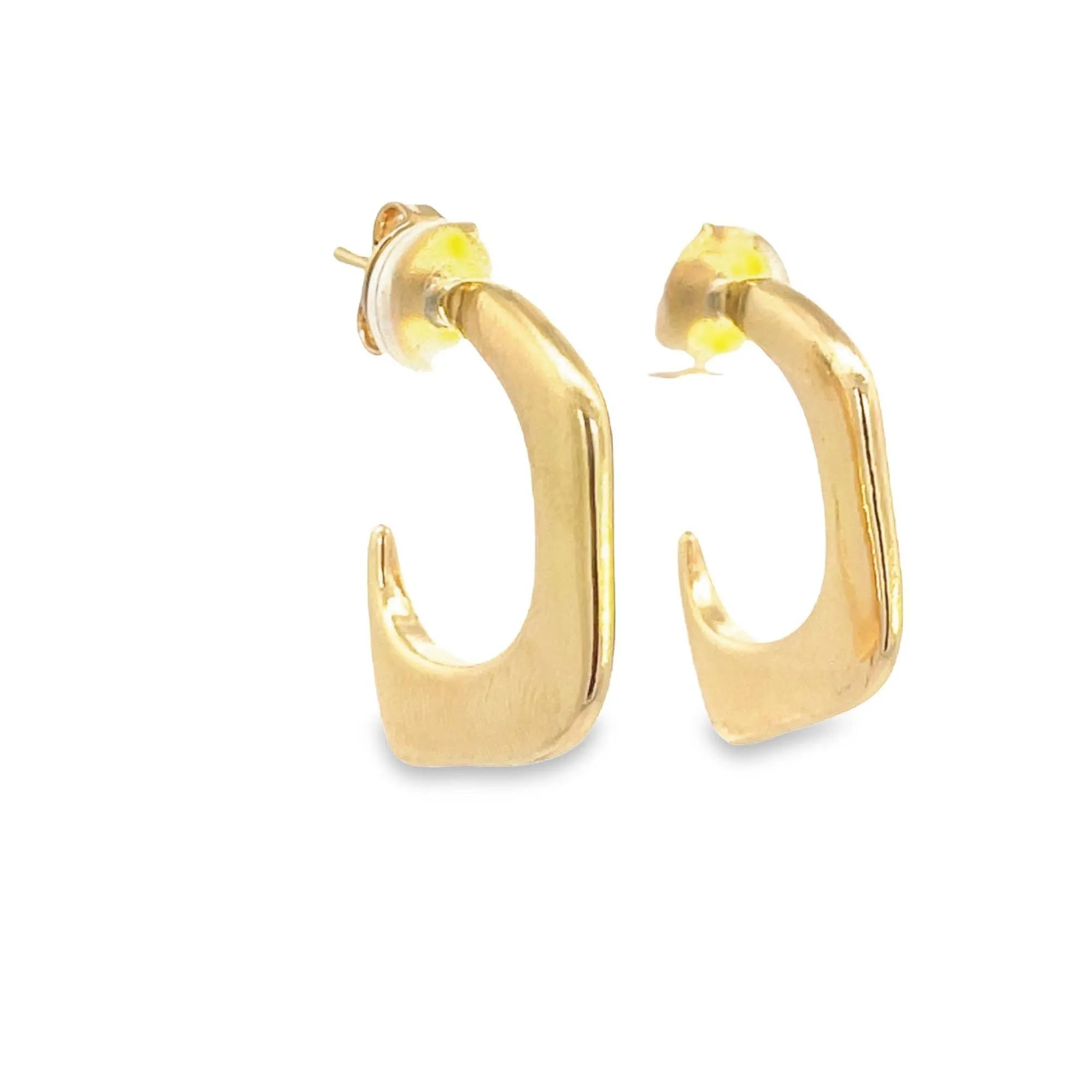 Designed Small Plain Stud Earring