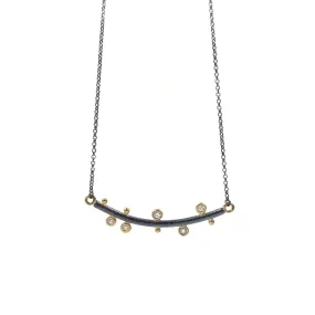 Diamond Bar Necklace