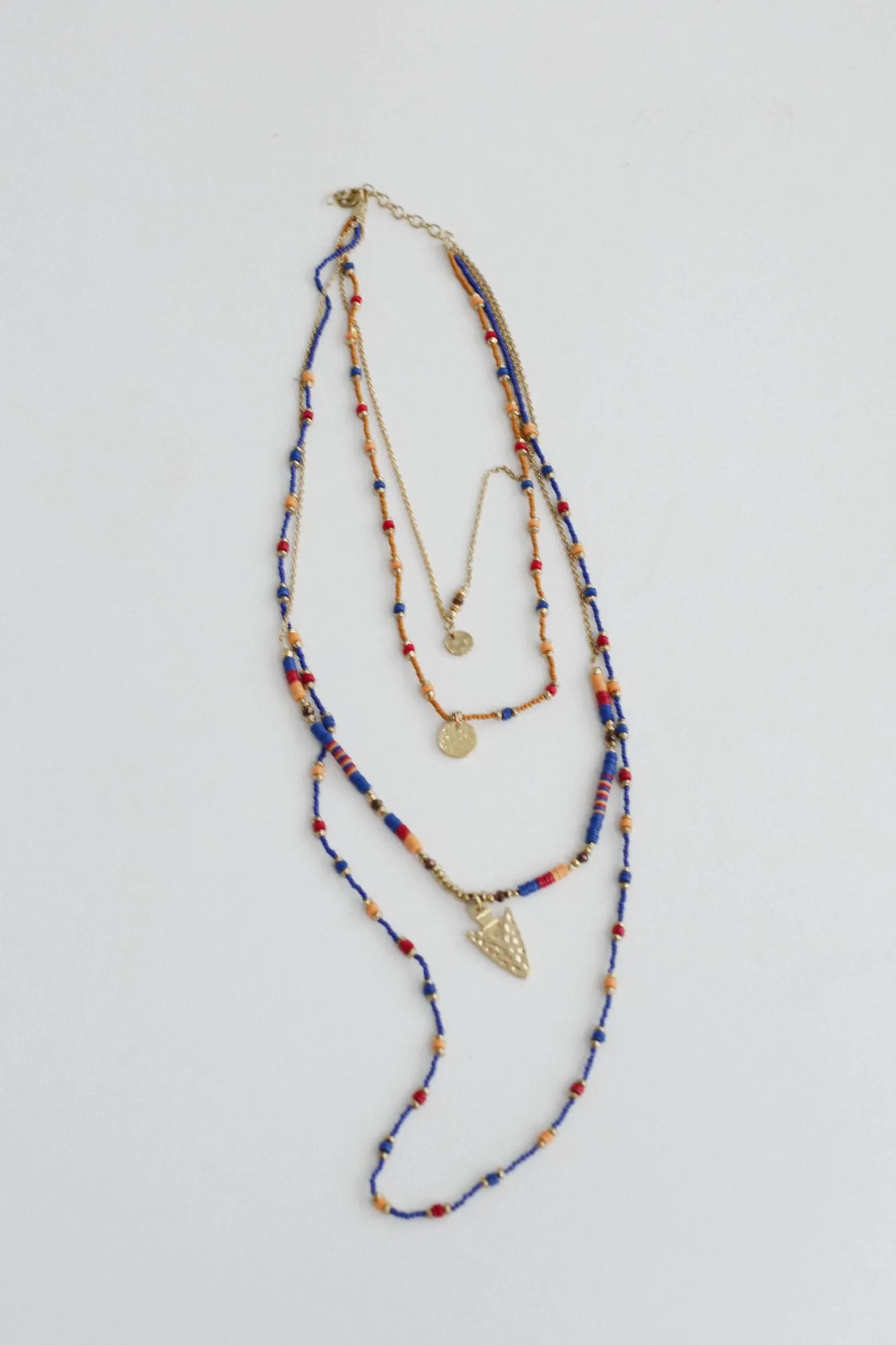 Eclectic Treasures Necklace - Blue Multi