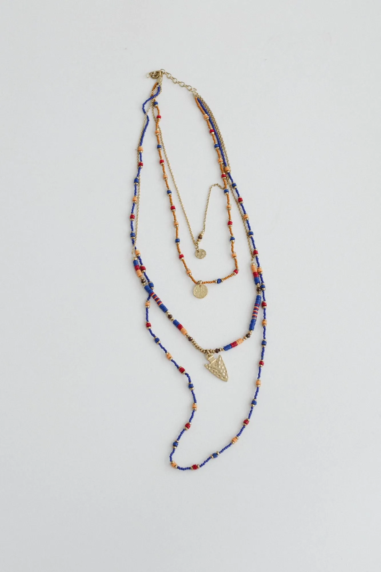 Eclectic Treasures Necklace - Blue Multi