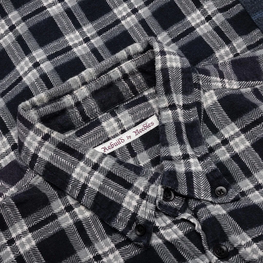 Flannel Shirt 7 Cuts Wide Shirt - Assorted