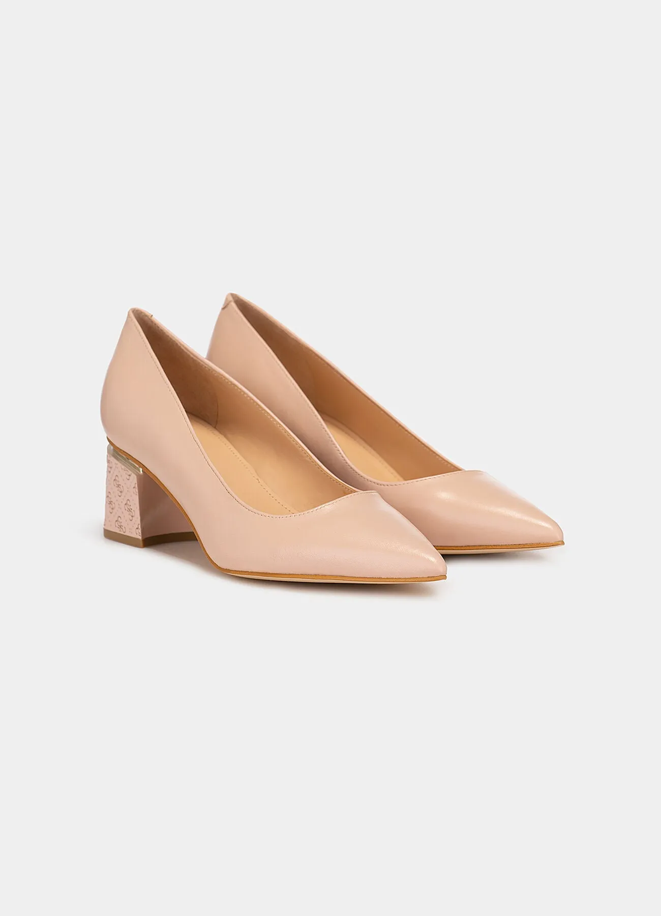 GUESS ZALEY BLOCK HEEL COURT SHOE - FINAL SALE ONLY