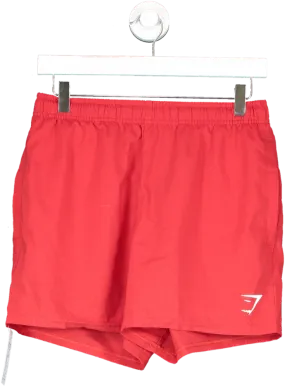 gymshark Red Lightweight Shorts UK S