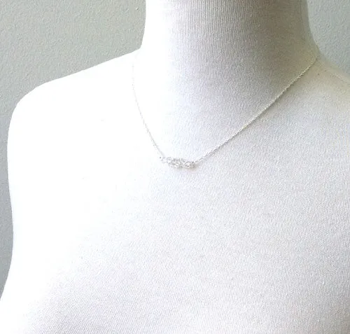 Herkimer Slice Necklace