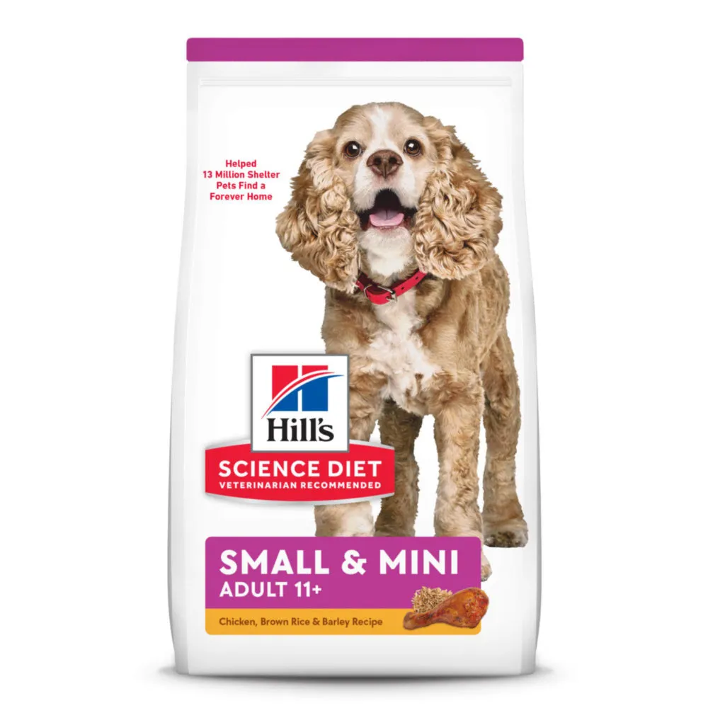 Hill's Science Diet Adult 11  Small Paws Chicken Meal, Barley & Brown Rice Recipe Dry Dog Food