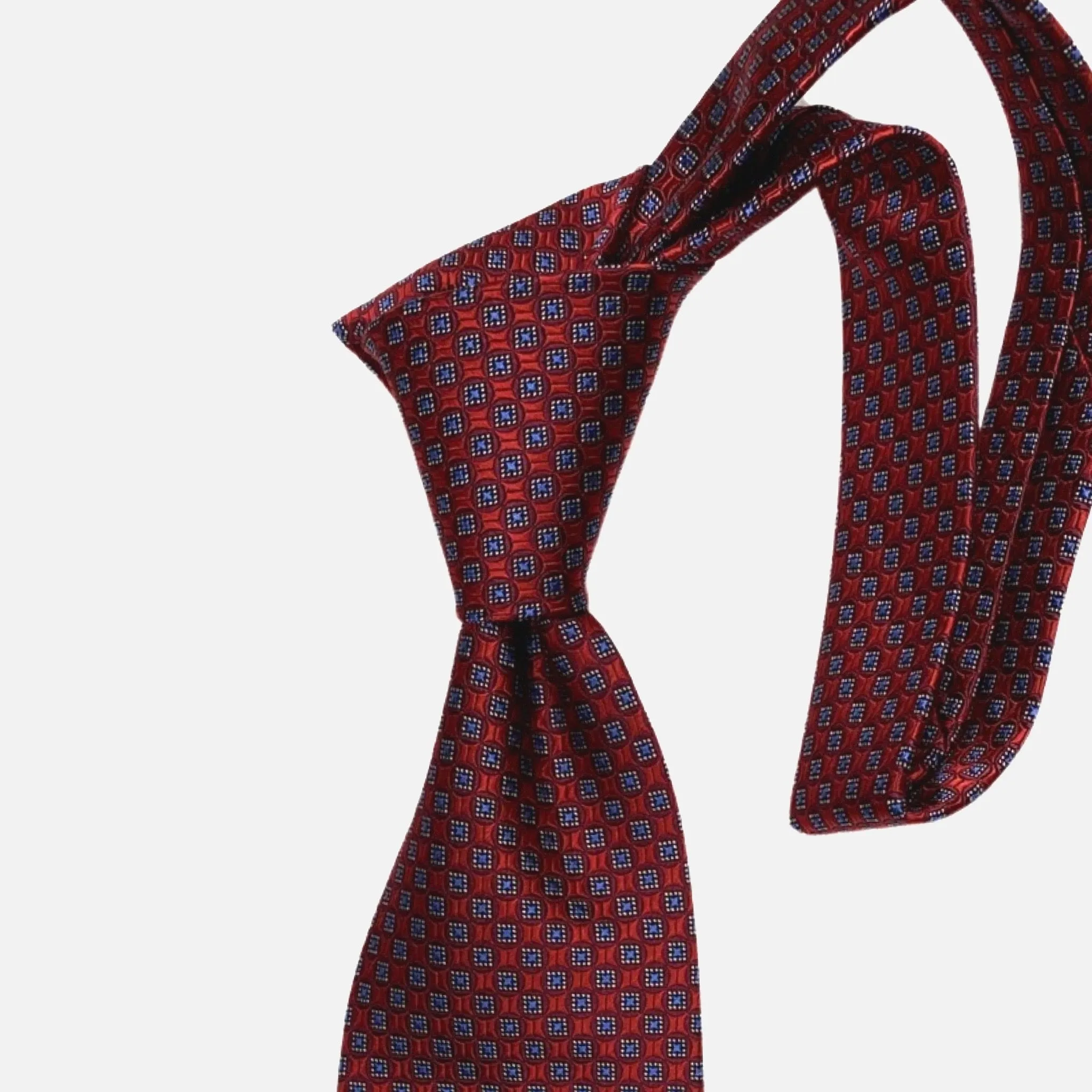 JZ Richards Red Premium Silk Tie - Elegance in Every Knot - Handmade in the USA