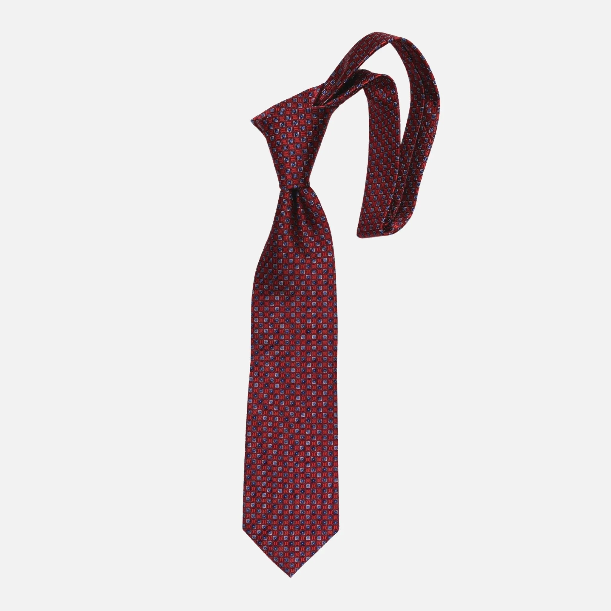 JZ Richards Red Premium Silk Tie - Elegance in Every Knot - Handmade in the USA