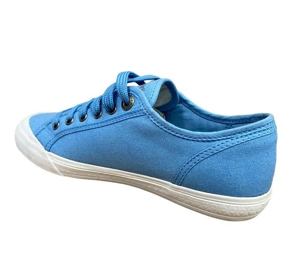 Le Coq Sportif adult canvas sneakers shoe Deauville Plus 1411202 Persian blue