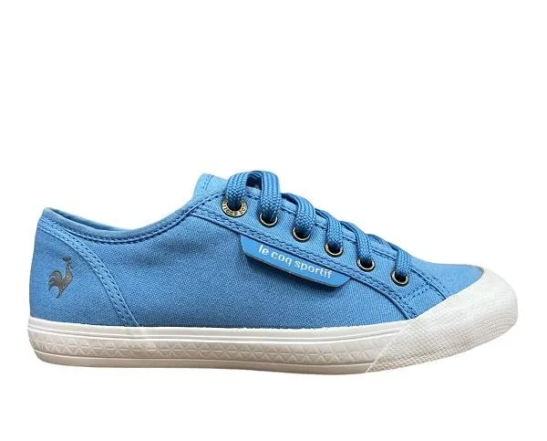 Le Coq Sportif adult canvas sneakers shoe Deauville Plus 1411202 Persian blue