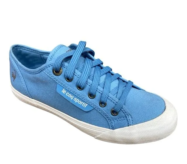 Le Coq Sportif adult canvas sneakers shoe Deauville Plus 1411202 Persian blue