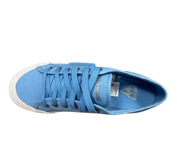 Le Coq Sportif adult canvas sneakers shoe Deauville Plus 1411202 Persian blue