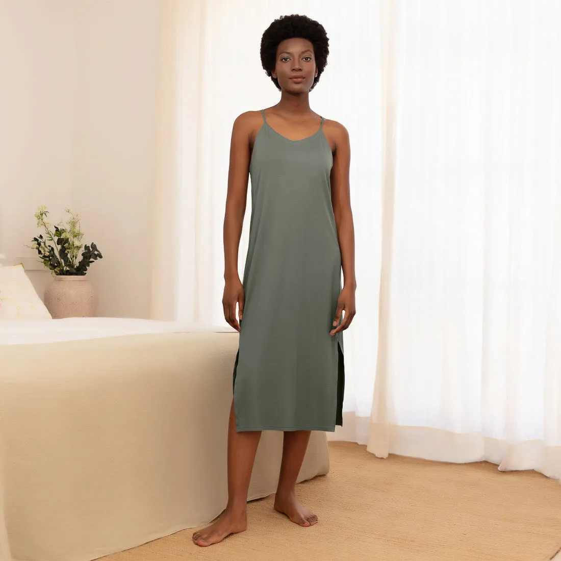 Long slip dress — NATTCOOL