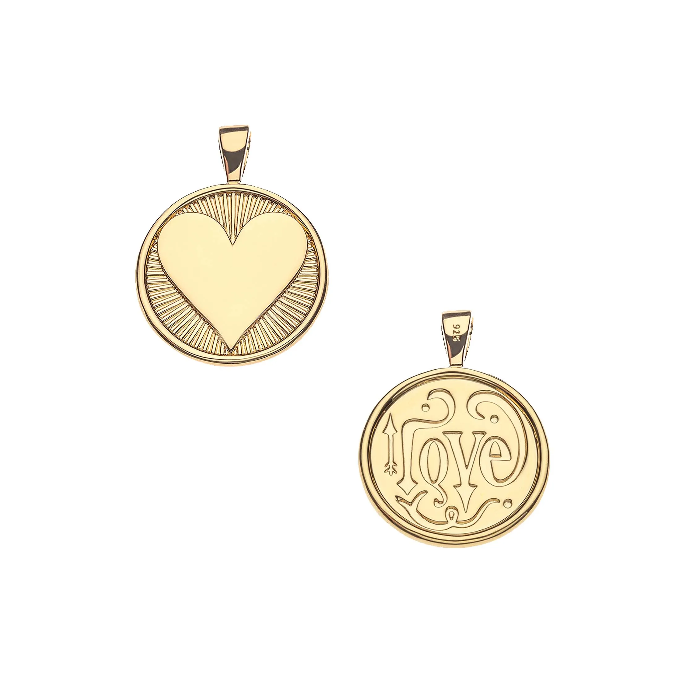 LOVE Petite Hearts Find Me Pendant (Monogrammable)