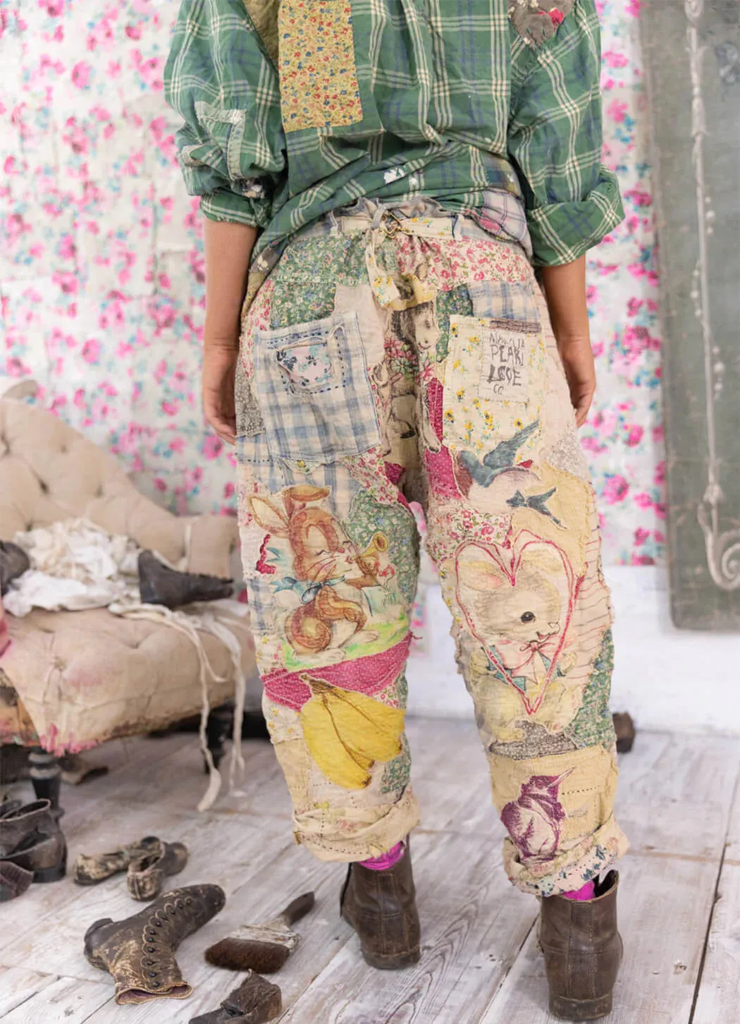 Magnolia Pearl Patchwork Miner Pants