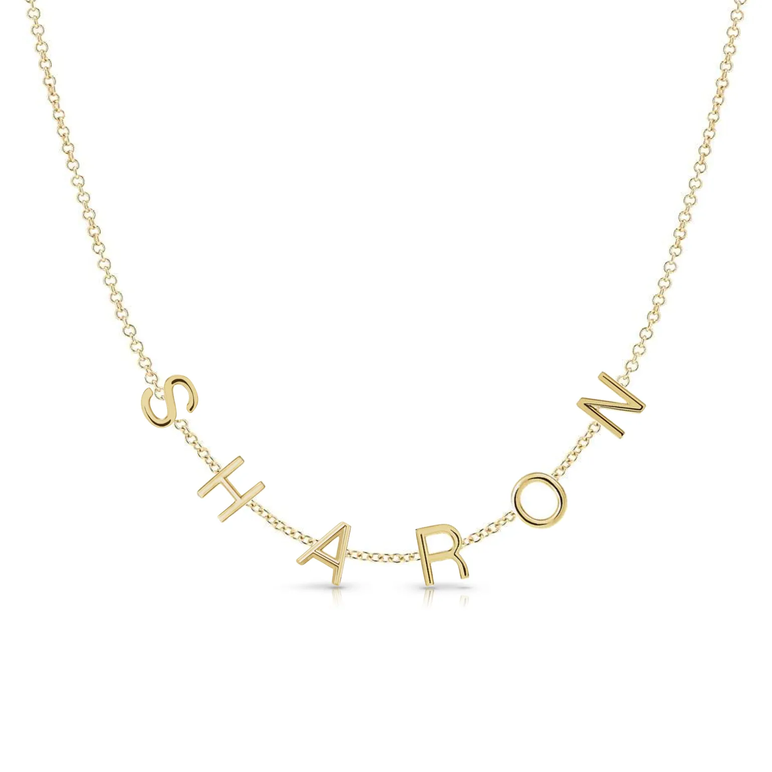 Mini Multiple Initials Necklace