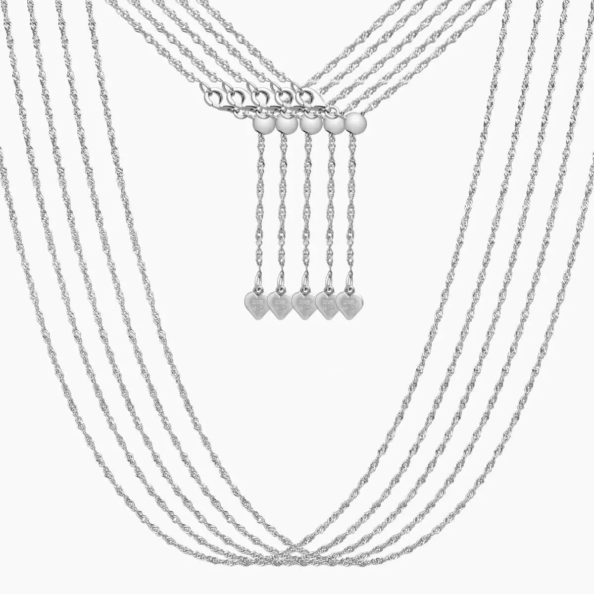 Necklace With Adjustable Chain