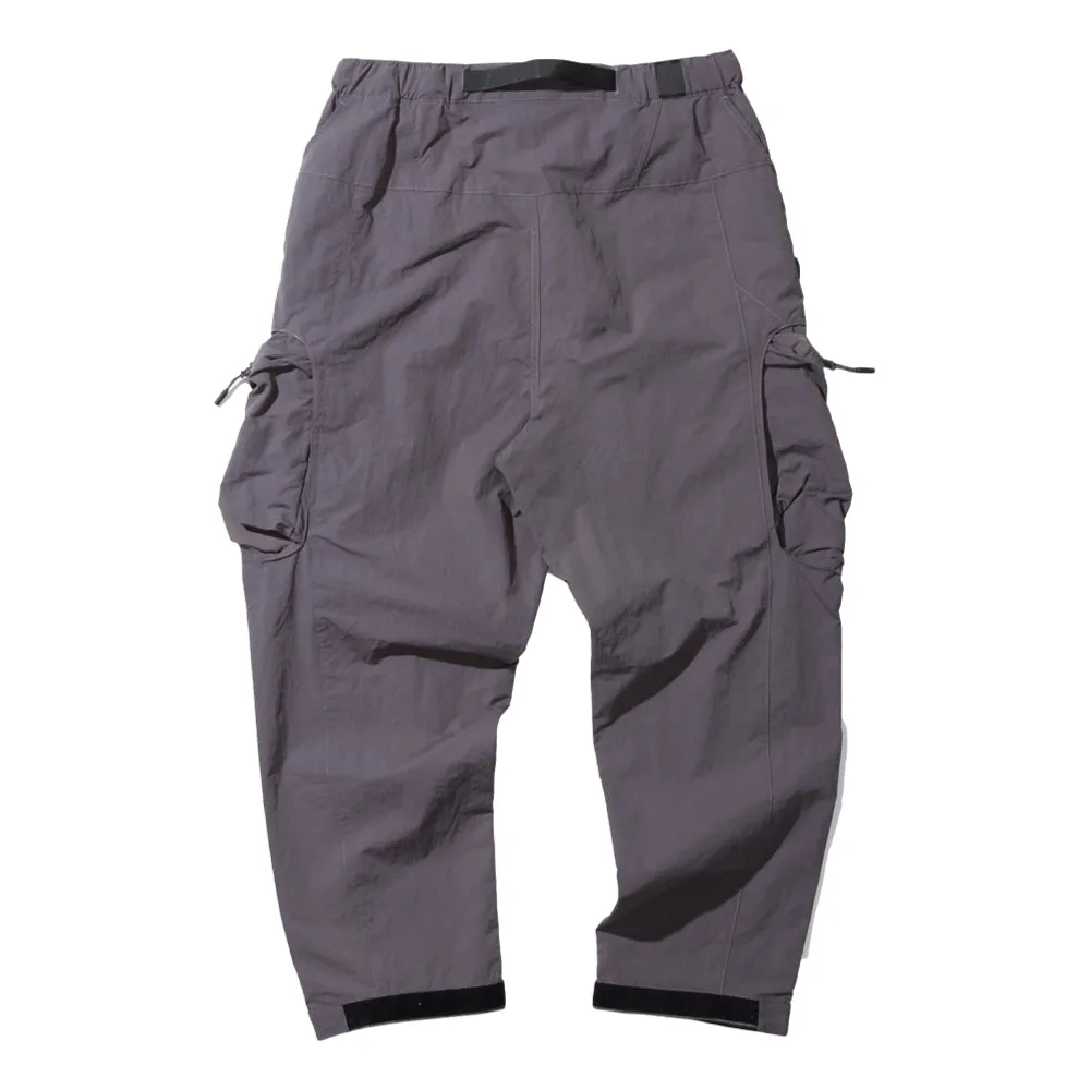 NINE POINT NINE MESH BREATHE MULTI POCKET PANTS-GREY