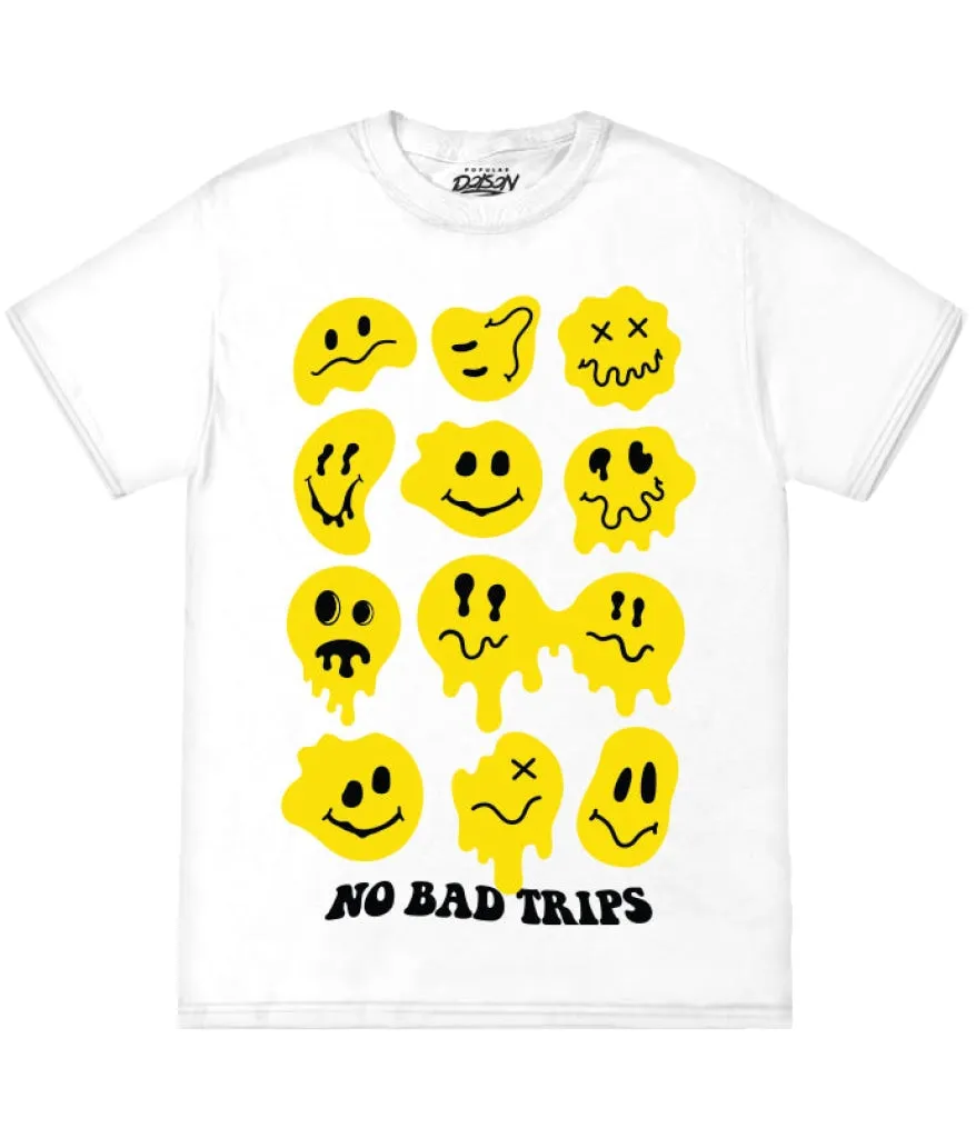 NO BAD TRIPS SMILEY TEE