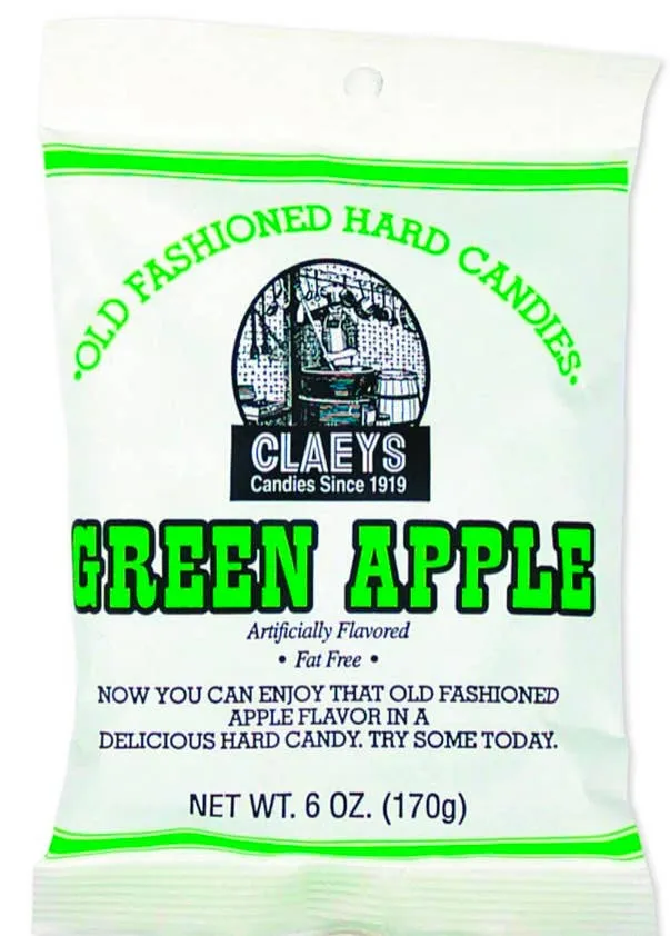 Nostalgic Old Fashioned Claey’s Green Apple  Hard Candy