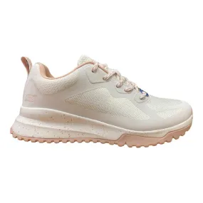 Skechers women's shoe sneakers Bobs Squad 3 Star Flight 117186/WLPK white pink