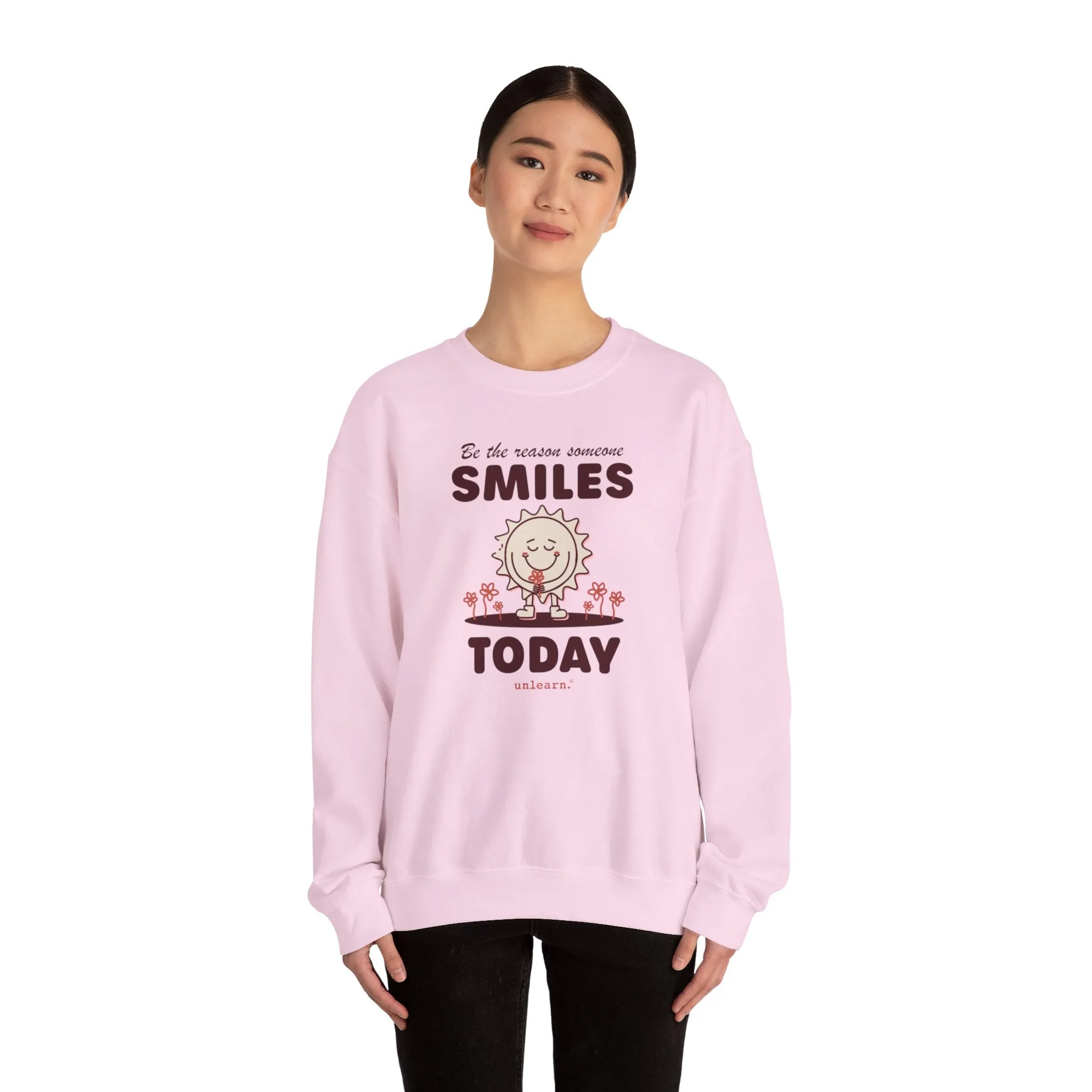 Smiles - Relaxed Fit Crewneck Sweatshirt