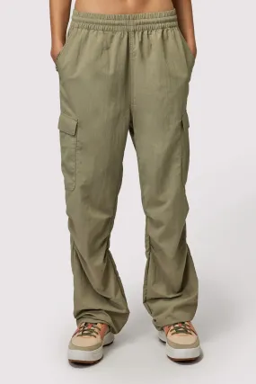 Spiritual Gangster Journey Cargo Pants in Dark Matcha