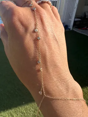 The Angela Bracelet Ring Chain