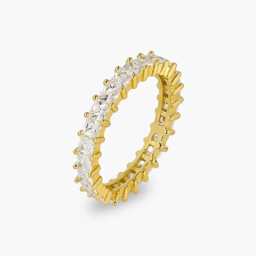 The Princess Cut Eternity Band