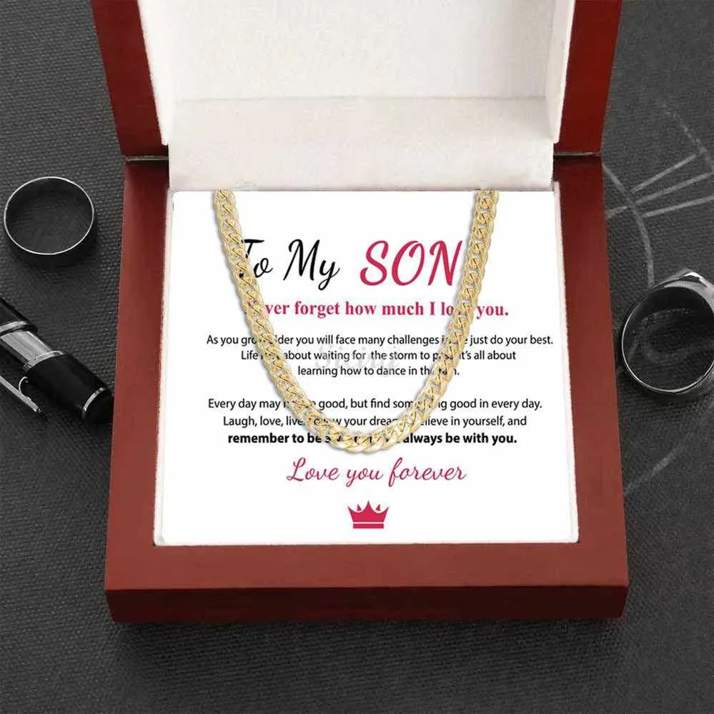 To Our Son/To  My Son - Cuban Link Chain