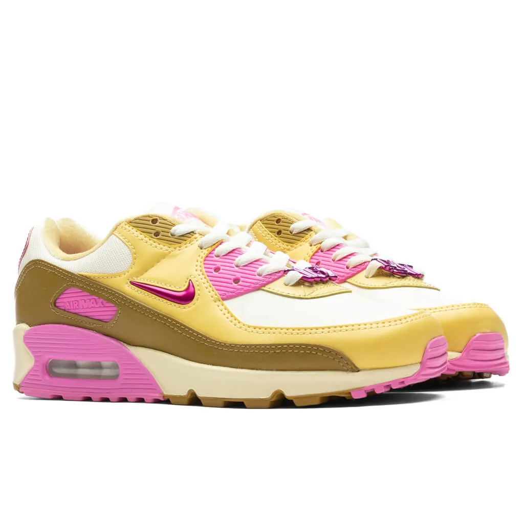 Women's Air Max 90 'Dance' - Coconut Milk/Playful Pink/Saturn Gold